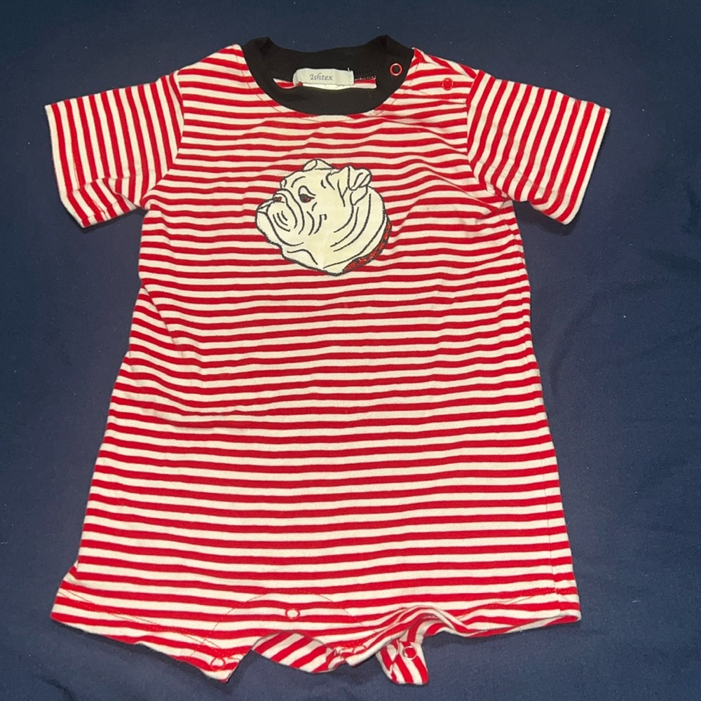Ishtex 18M UGA Onesie